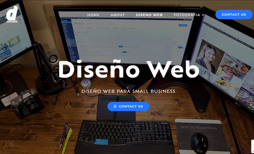 diseño sitios web, dDonmata llc , wilfrido matamoros